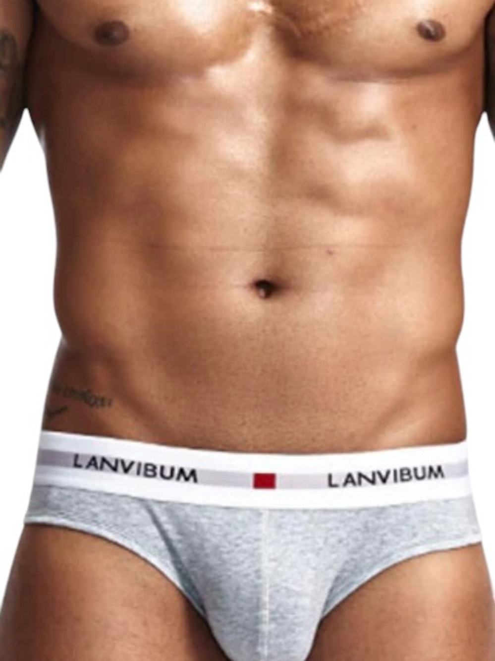 LANVIBUM 3 Pack Men's Breathable Big Pouch Briefs SIZE XXL